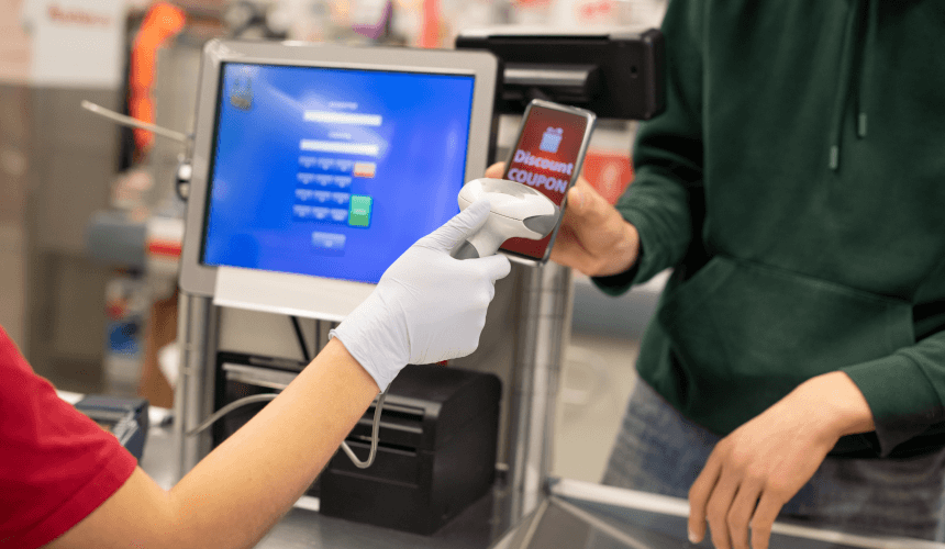 Obraz przedstawia zautomatyzowany proces programu lojalnościowego, ukazując efektywność i spójność w budowaniu relacji z klientami. Widoczna jest grafika przedstawiająca automatyzację działań, co symbolizuje łatwość obsługi i skuteczność w zarządzaniu programami lojalnościowymi. Automatyzacja programów lojalnościowych na obrazku reprezentuje innowacyjne podejście do budowania trwałych i wartościowych relacji z klientami.